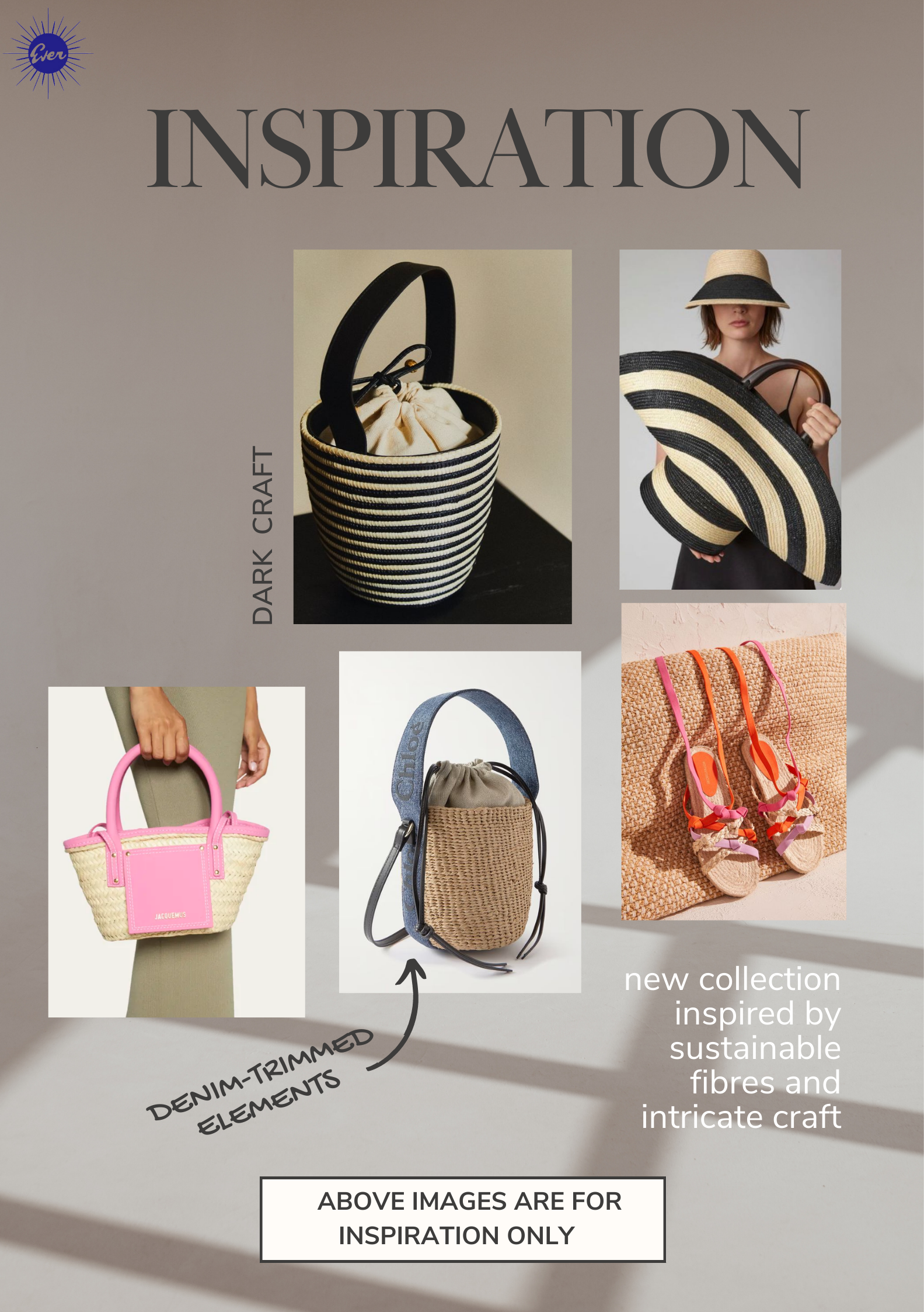 Summer Straw hat & bag